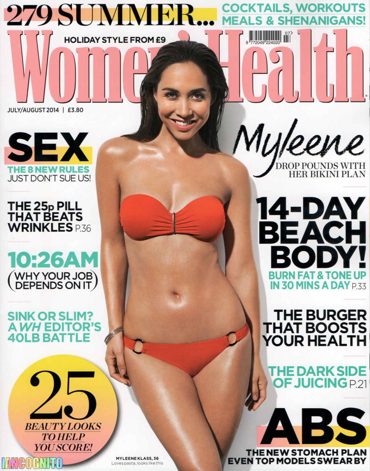 Myleene Klass In Women’s Health Magazine July August 2014 Issue