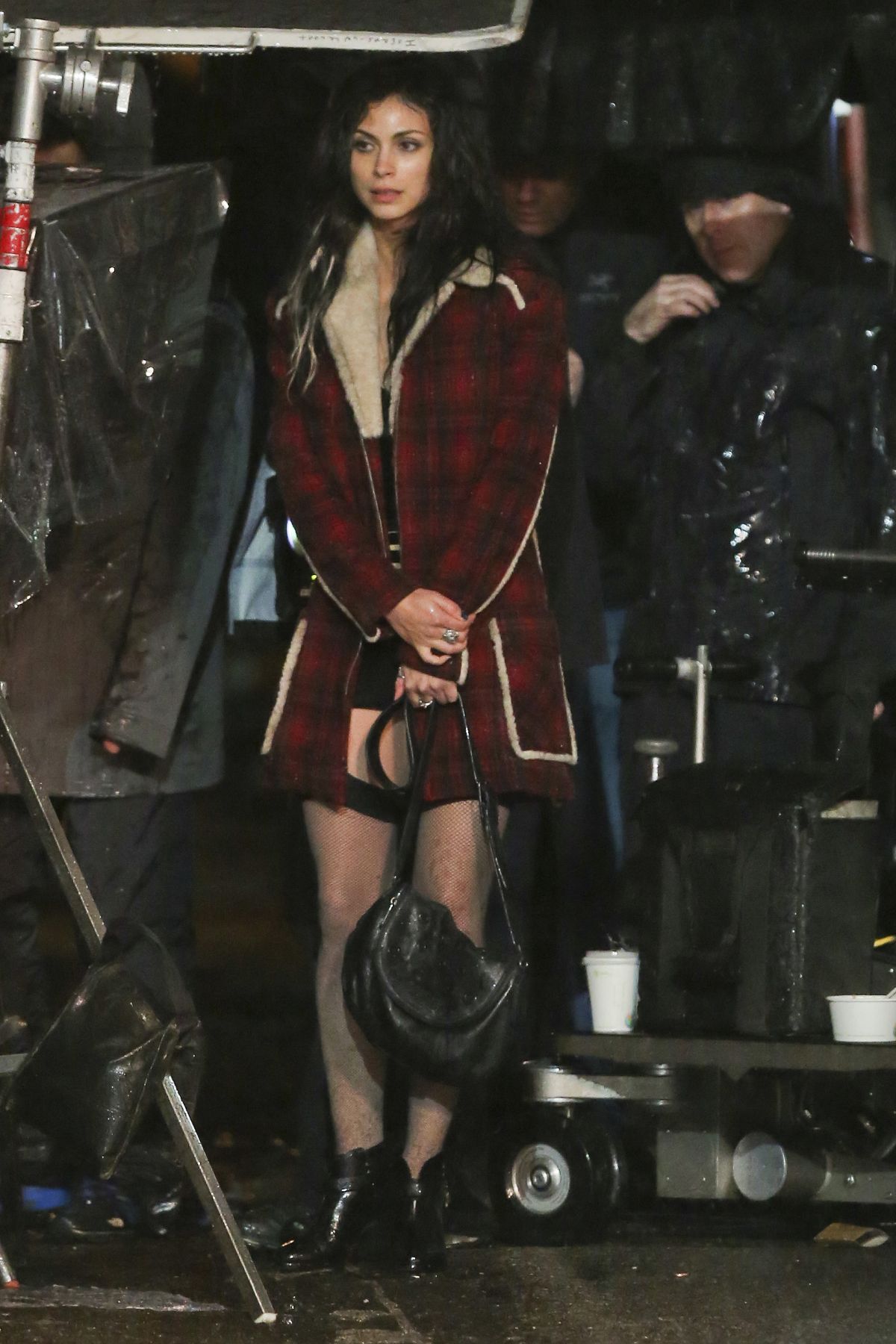 Morena Baccarin On The Set Of Deadpool In Vancouver Hawtcelebs 