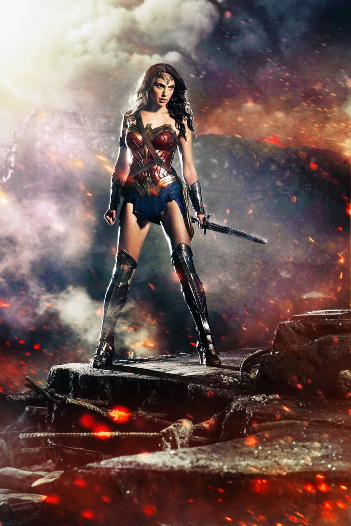 Gal Gadot Superman Vs Batman Wonder Woman Justice League Posters And Promo Pictures 