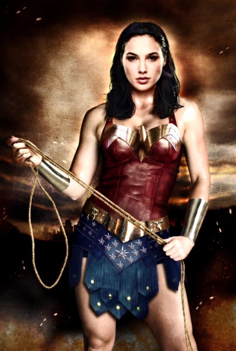 Gal Gadot Superman Vs Batman Wonder Woman Justice League Posters And Promo Pictures 