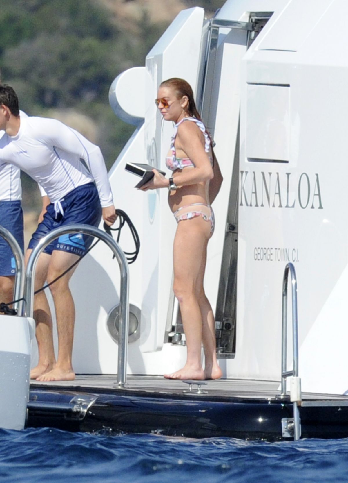 Lindsay Lohan In Bikini At A Yacht In Sardinia 07272016 Hawtcelebs 4914