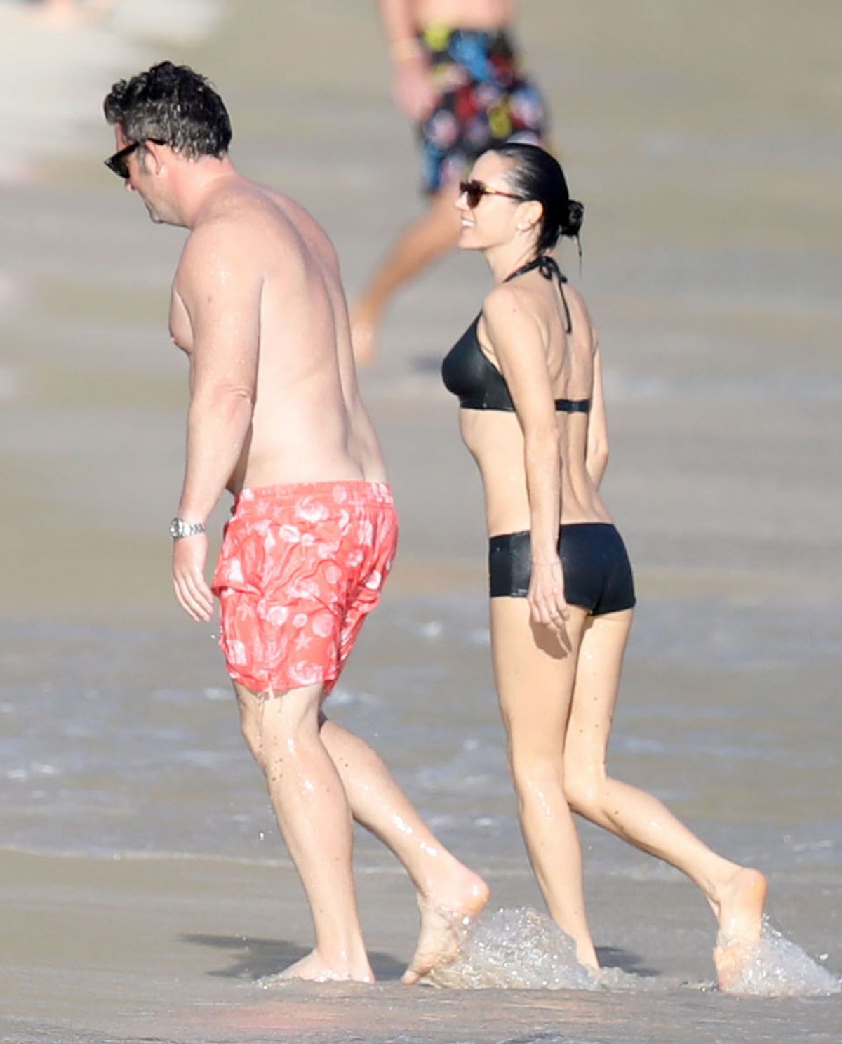 Jennifer Connelly In Bikini At A Beach In St Barts Hawtcelebs