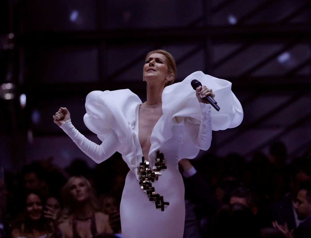 Celine Dion Performs At Billboard Music Awards In Las Vegas