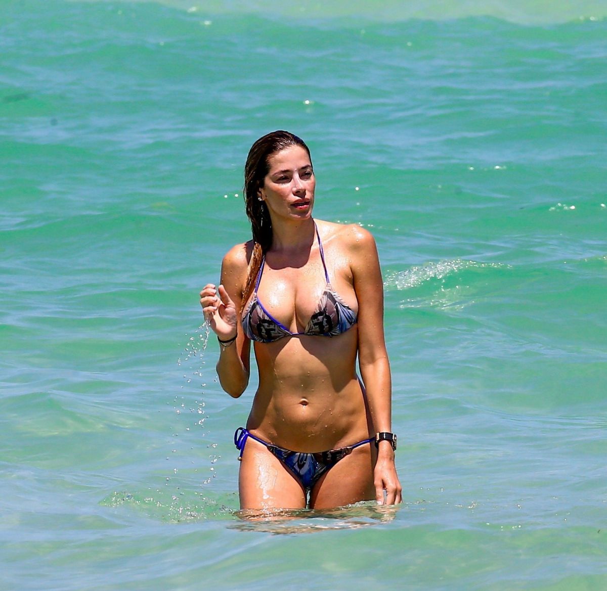 AIDA YESPICA In Bikini On The Beach In Miami 06 25 2017 HawtCelebs