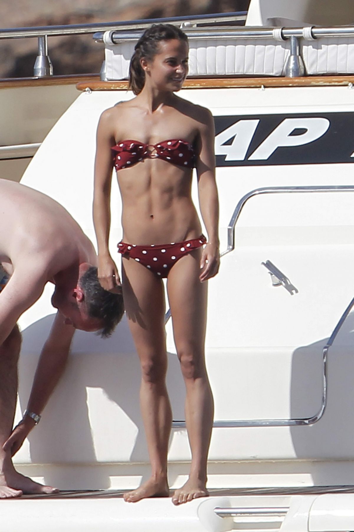 ALICIA VIKANDER In Bikini At A Yacht In Formentera 07 05 2017 HawtCelebs