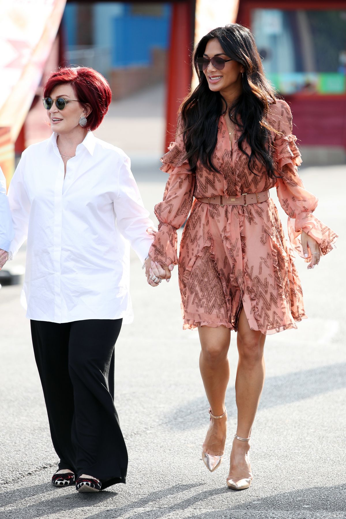 Nicole Scherzinger And Sharon Osbourne At The X Factor Auditions In Surrey 07092017 Hawtcelebs