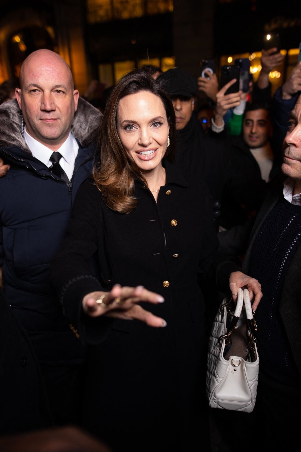 ANGELINA JOLIE Arrives At Guerlain Boutique At Champs Elysees In Paris