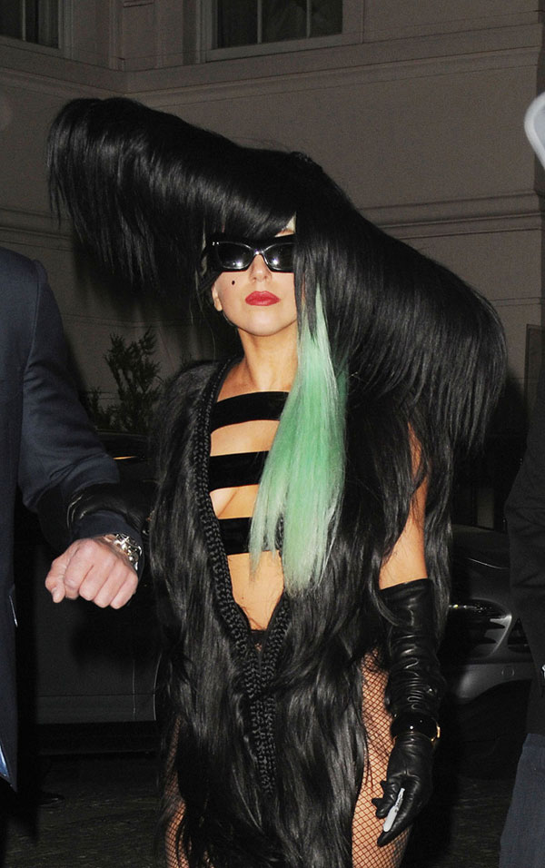Lady Gaga in Hair Dress In London – HawtCelebs