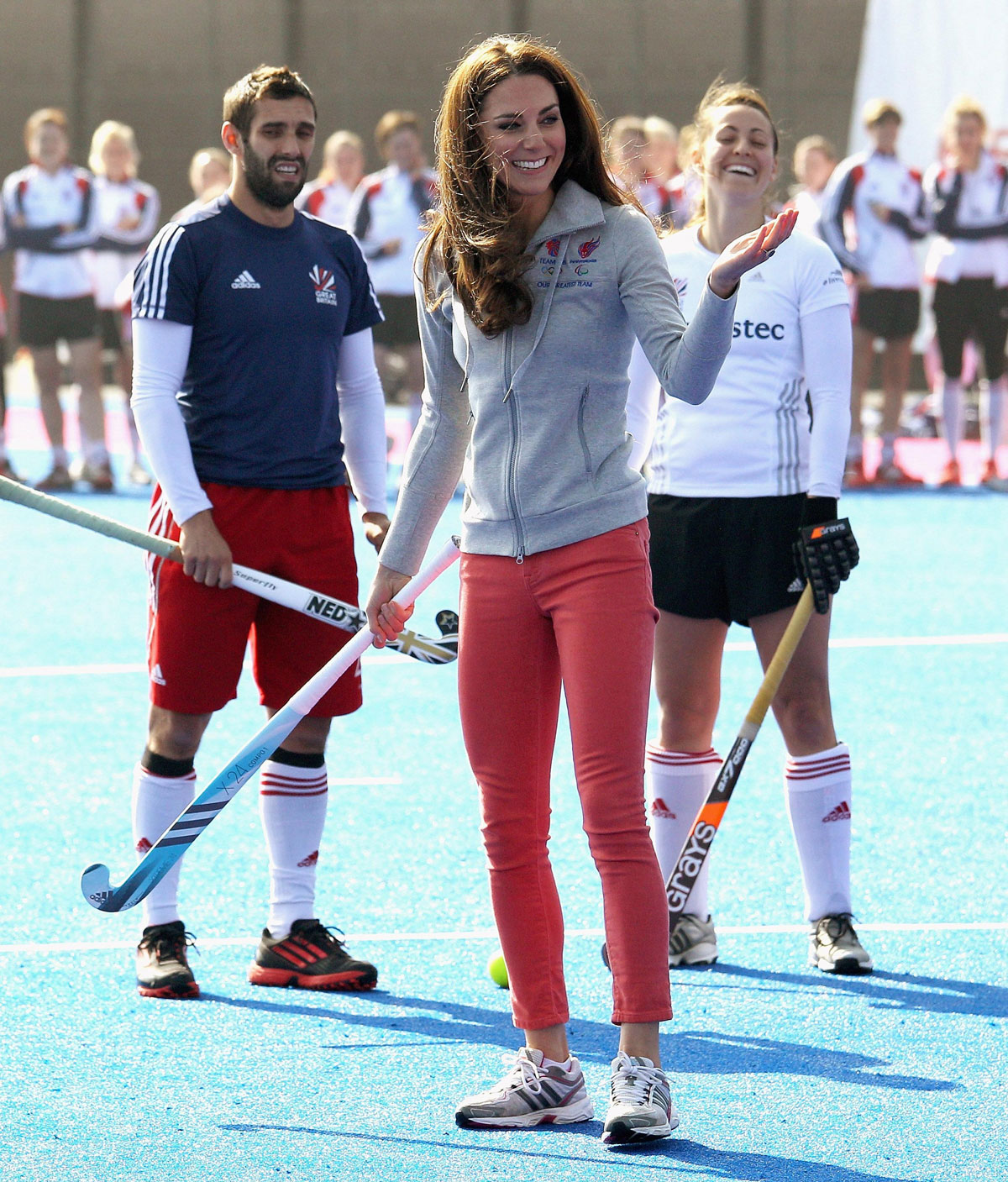Kate Middleton Plays Hockey At The Olympic Park In London Hawtcelebs