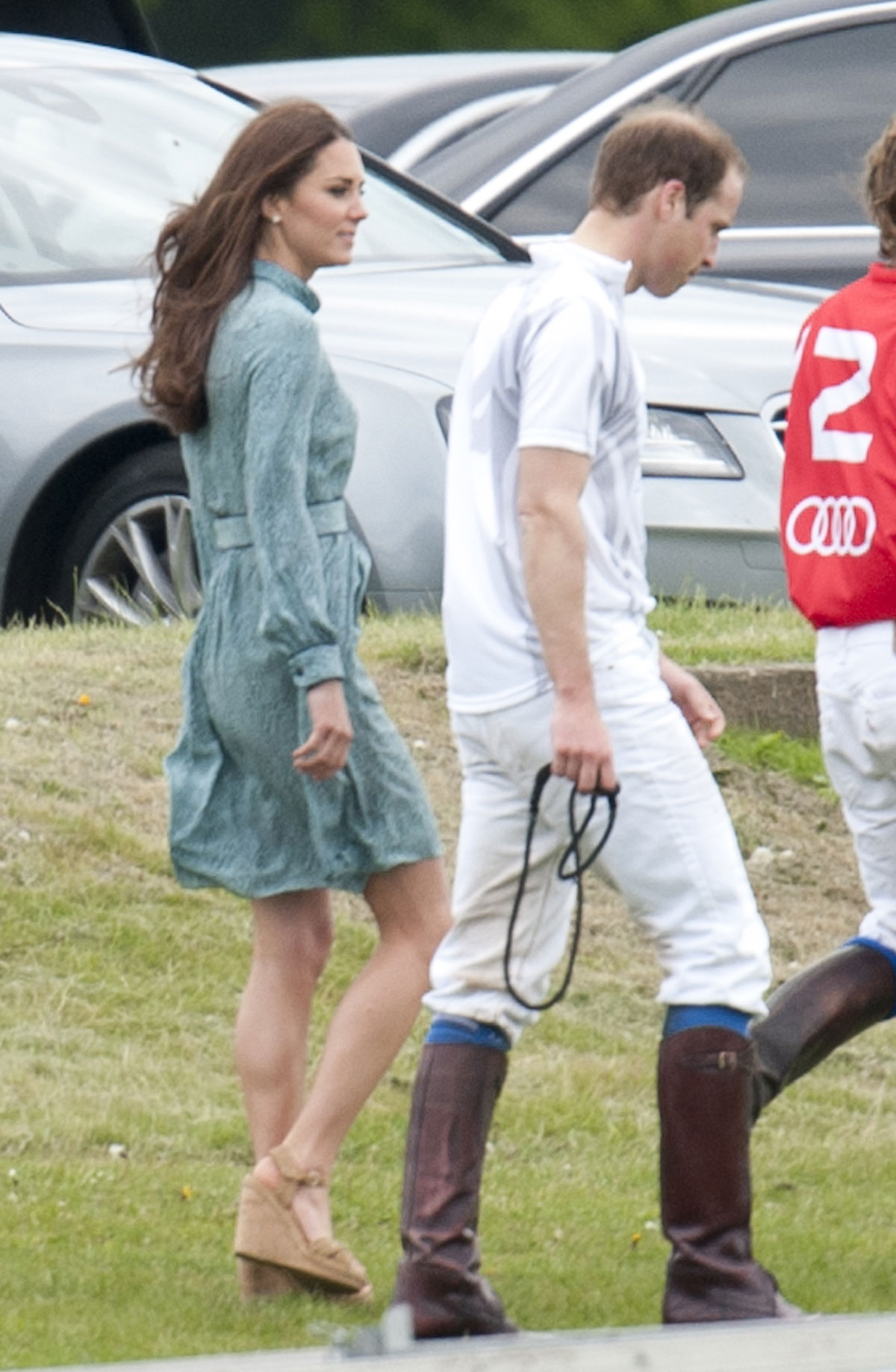 KATE MIDDLETON at Audi Polo Challenge Charity Polo Match in Berkshire