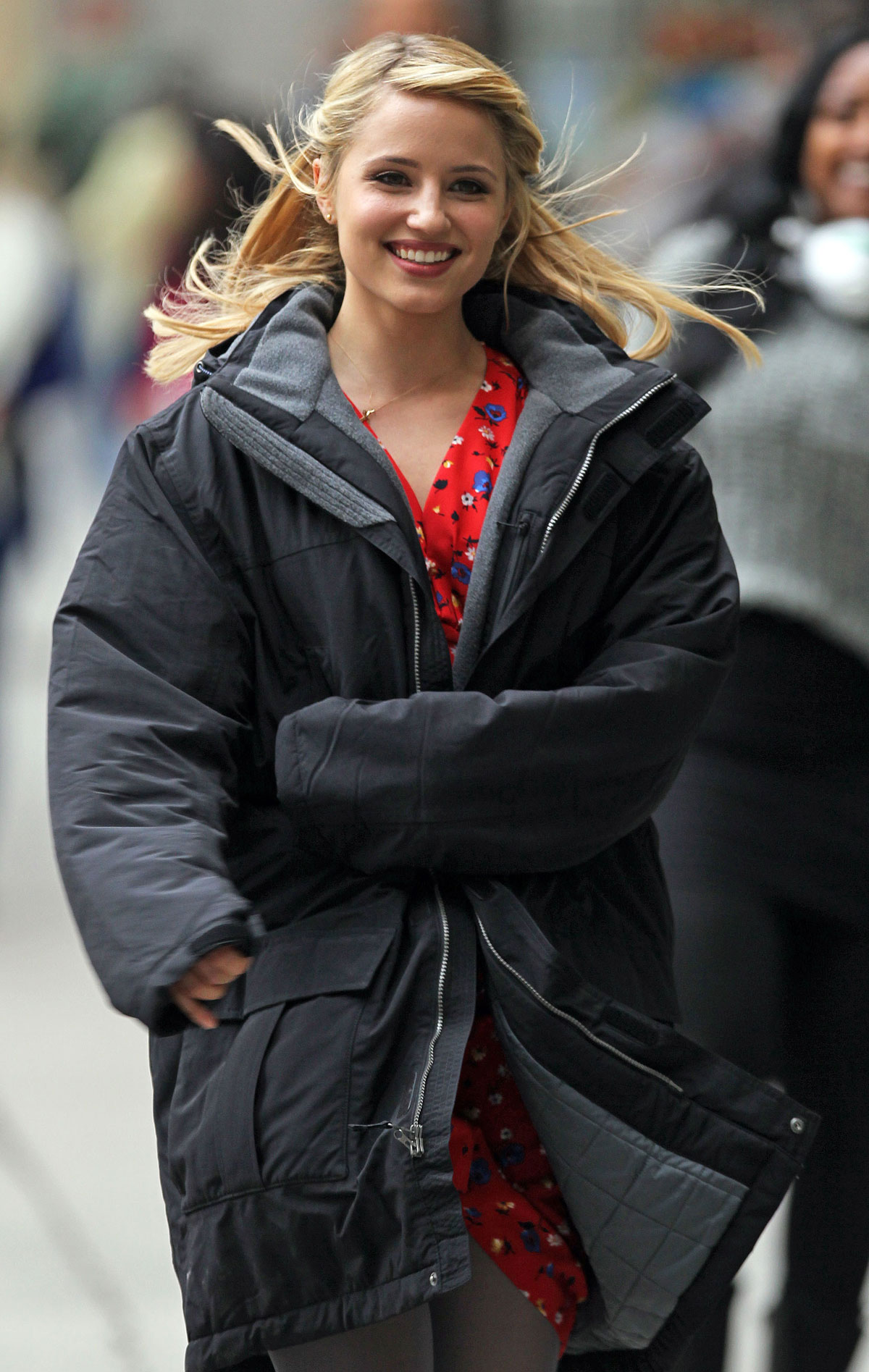 Dianna Agron On The Set Of Glee In Los Angeles Hawtcelebs