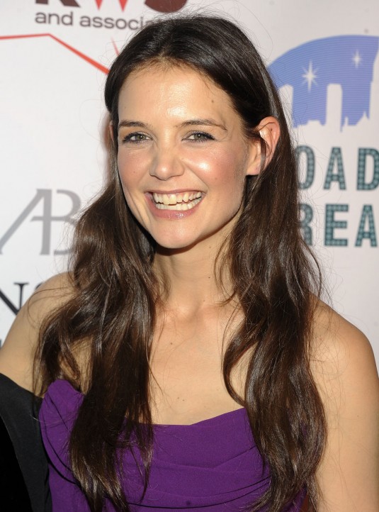 KATIE HOLMES at The Broadway Dreams Foundation's Gala