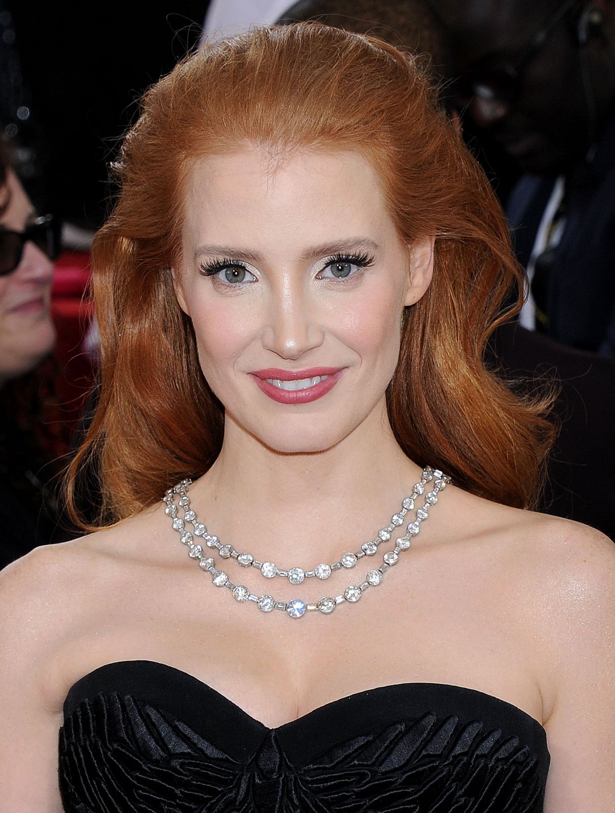JESSICA CHASTAIN at 71st Annual Golden Globe Awards HawtCelebs