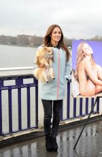 LUCY WATSON-  Anti-fur Advert for PETA at Chelsea Bridge in London
