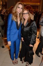 CARA DELEVINGNE at Mulberry Dinner to Celebrate Cara Delevingne Collection Launch
