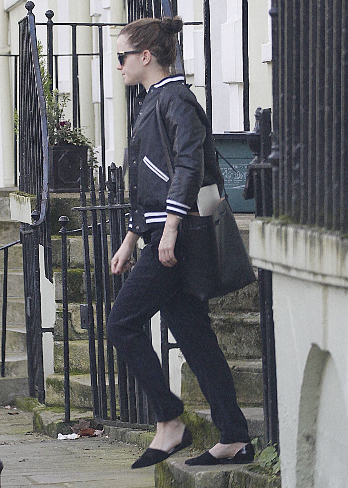 Emma Watson Leaves Her Home In London – Hawtcelebs