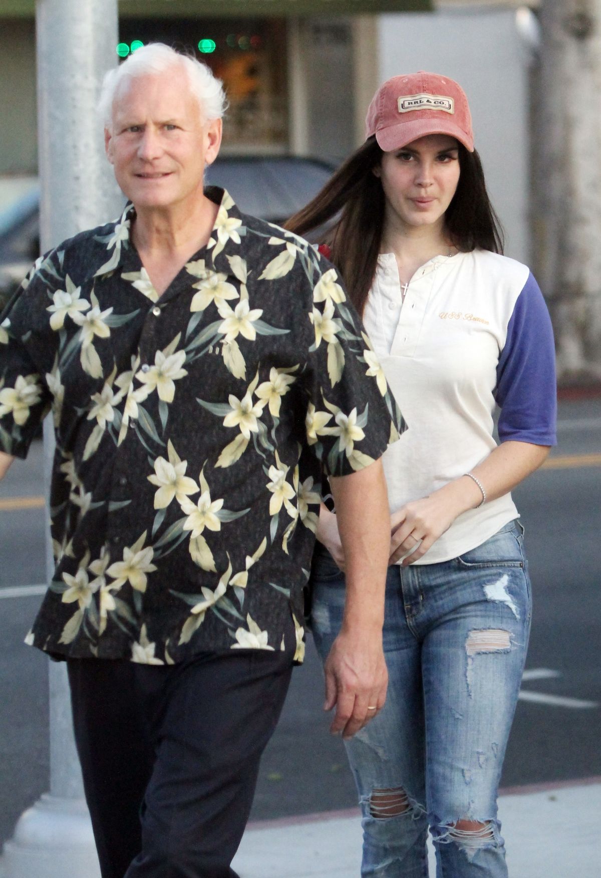 LANA DEL REY and Her Father Rob Grant Out in Beverly Hills HawtCelebs