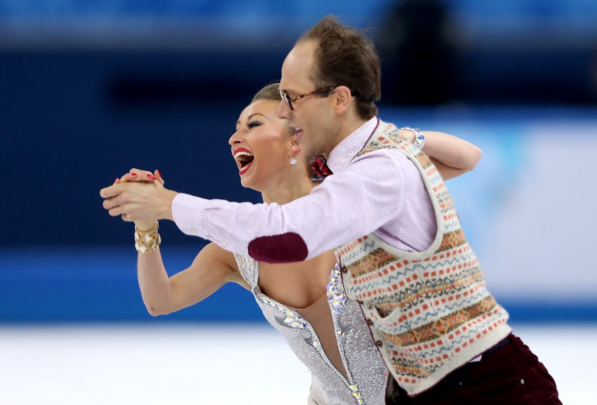 NELLI ZHIGANSHINA and Alexander Gazsi Performs at 2014 Winter Olympics 