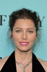JESSICA BIEL at Tiffany Debut of 2014 Blue Book in New York