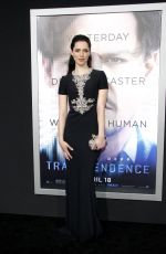 REBECCA HALL at Transcedence Premiere in Los Angeles