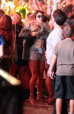 VANESSA HUDGENS Out at Coachella Festival in Indio