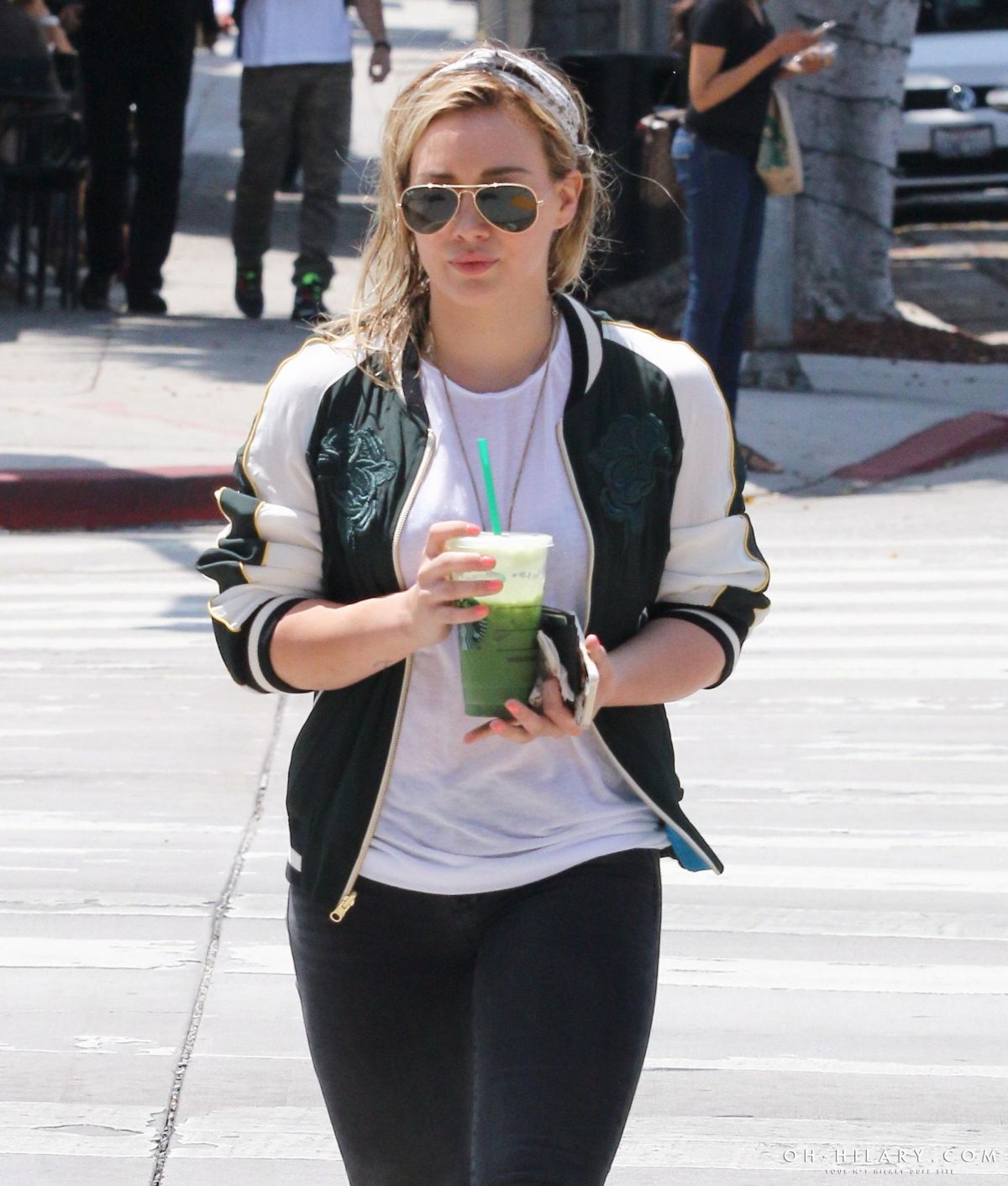 HILARY DUFF at Starbucks in West Hollywood – HawtCelebs