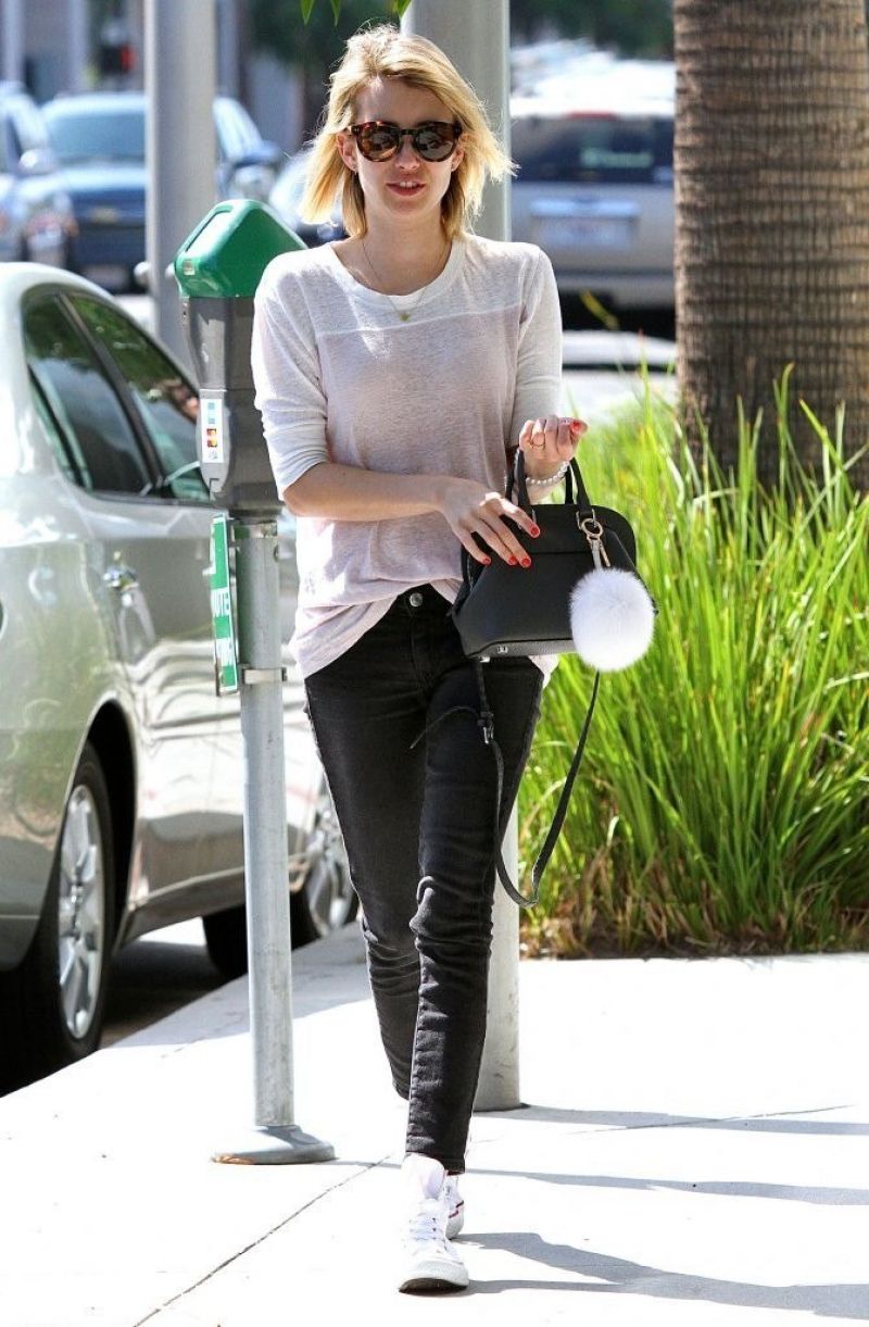 EMMA ROBERTS Out Shopping in Beverly Hills – HawtCelebs