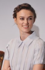 KEIRA KNIGHTLEY at Begin Again Press Conference in New York
