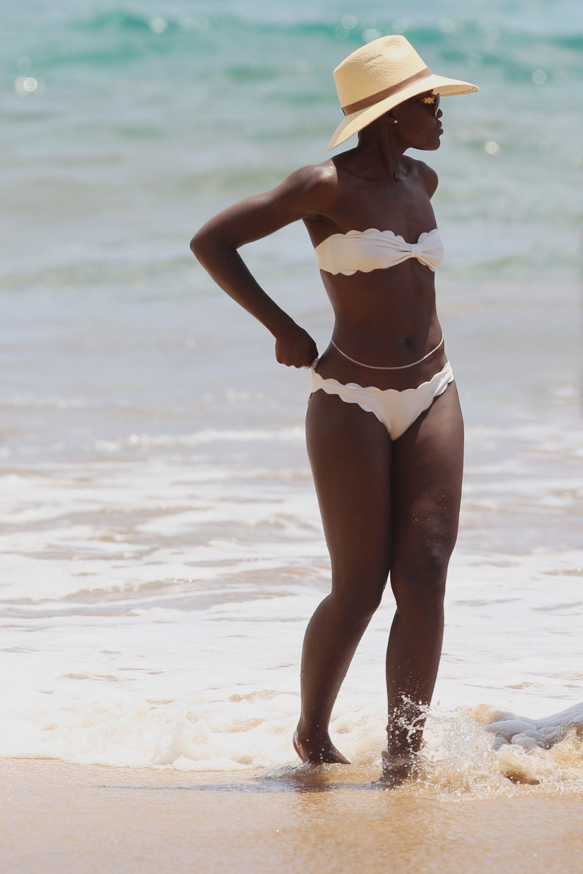 Lupita Nyongo In Bikini At A Beach I Haeaii Hawtcelebs