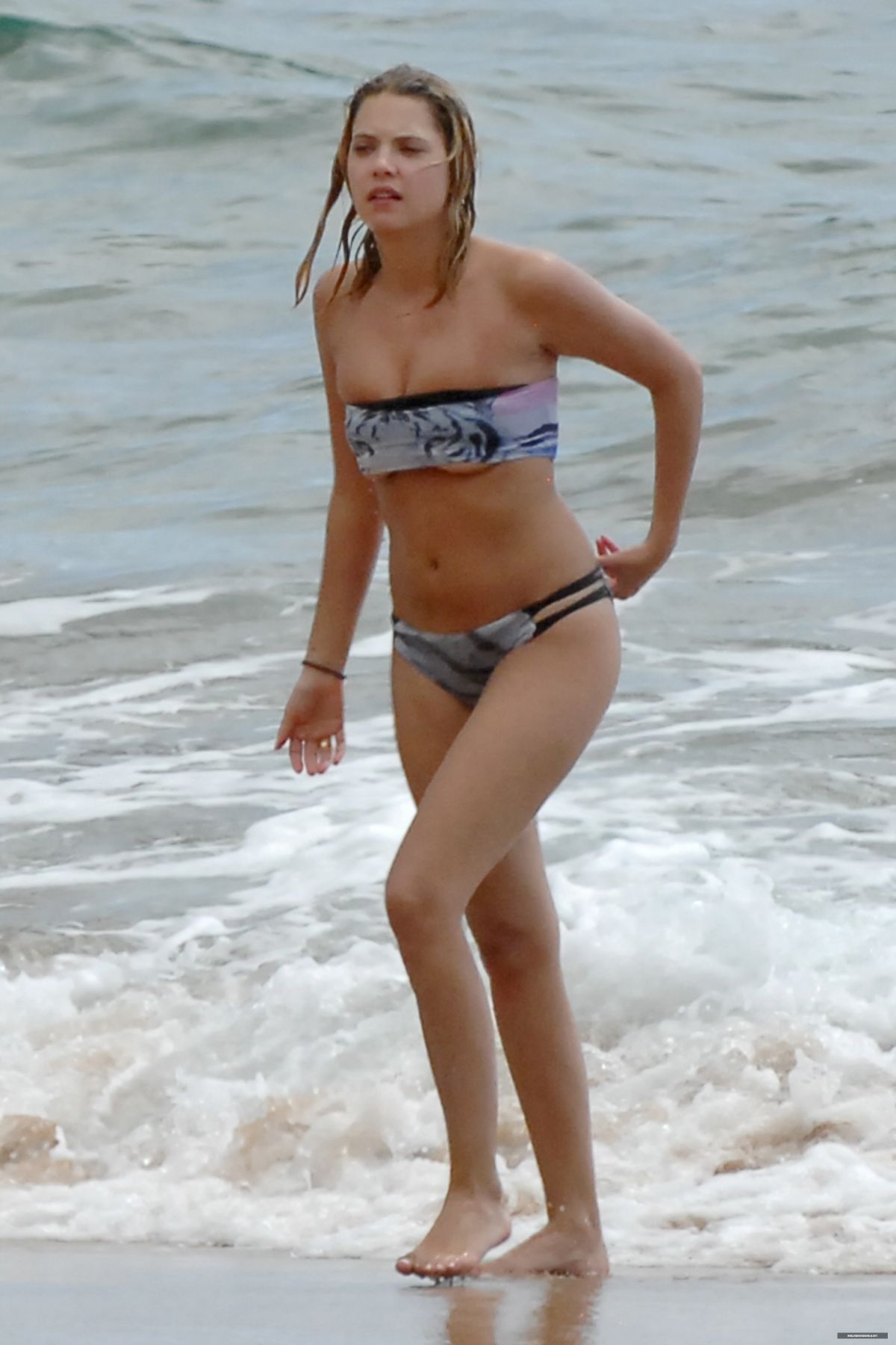 ASHLEY BENSON In Bikini At A Beach In Hawaii HawtCelebs