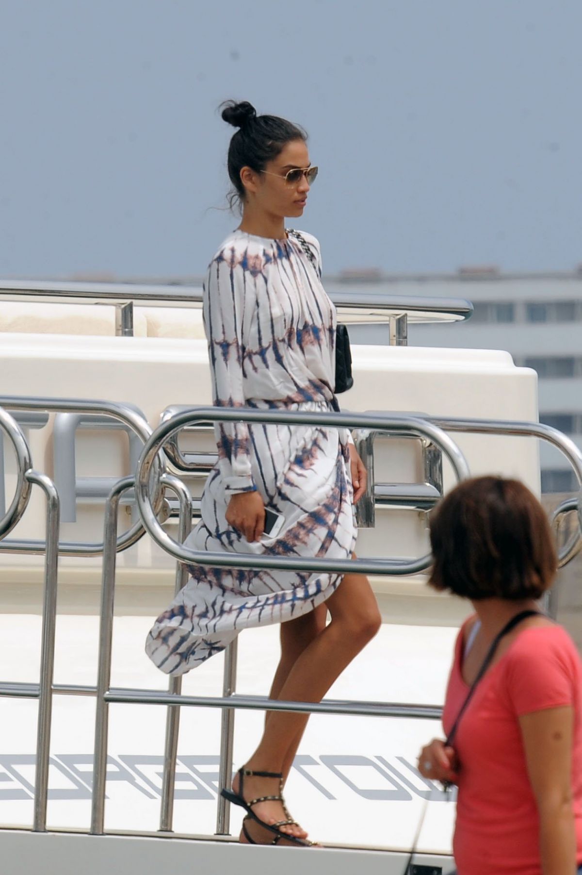 SHANINA SHAIK Out and About in Ibiza – HawtCelebs