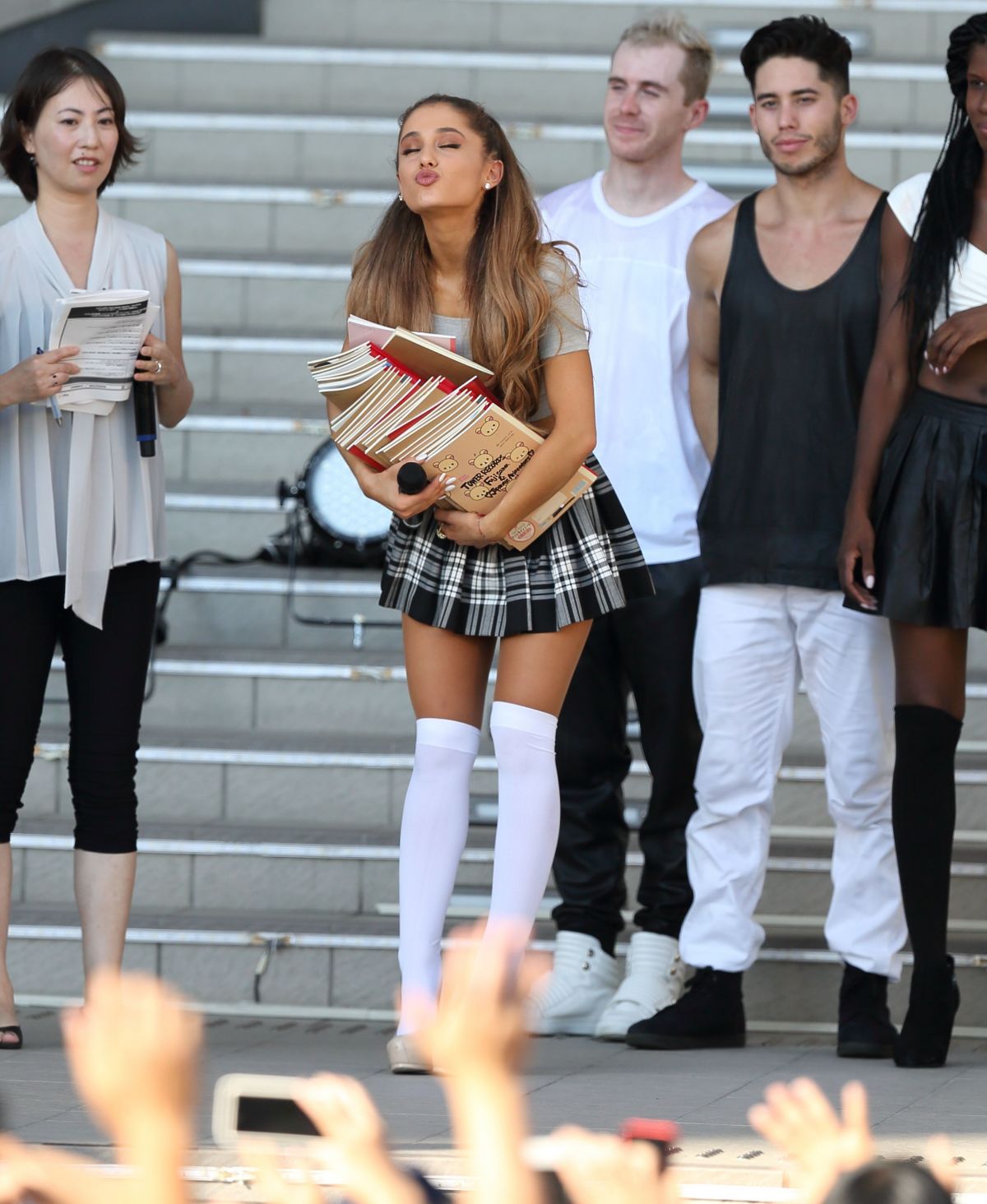 ARIANA GRANDE Promotes Her New Album My Everything in Tokyo – HawtCelebs