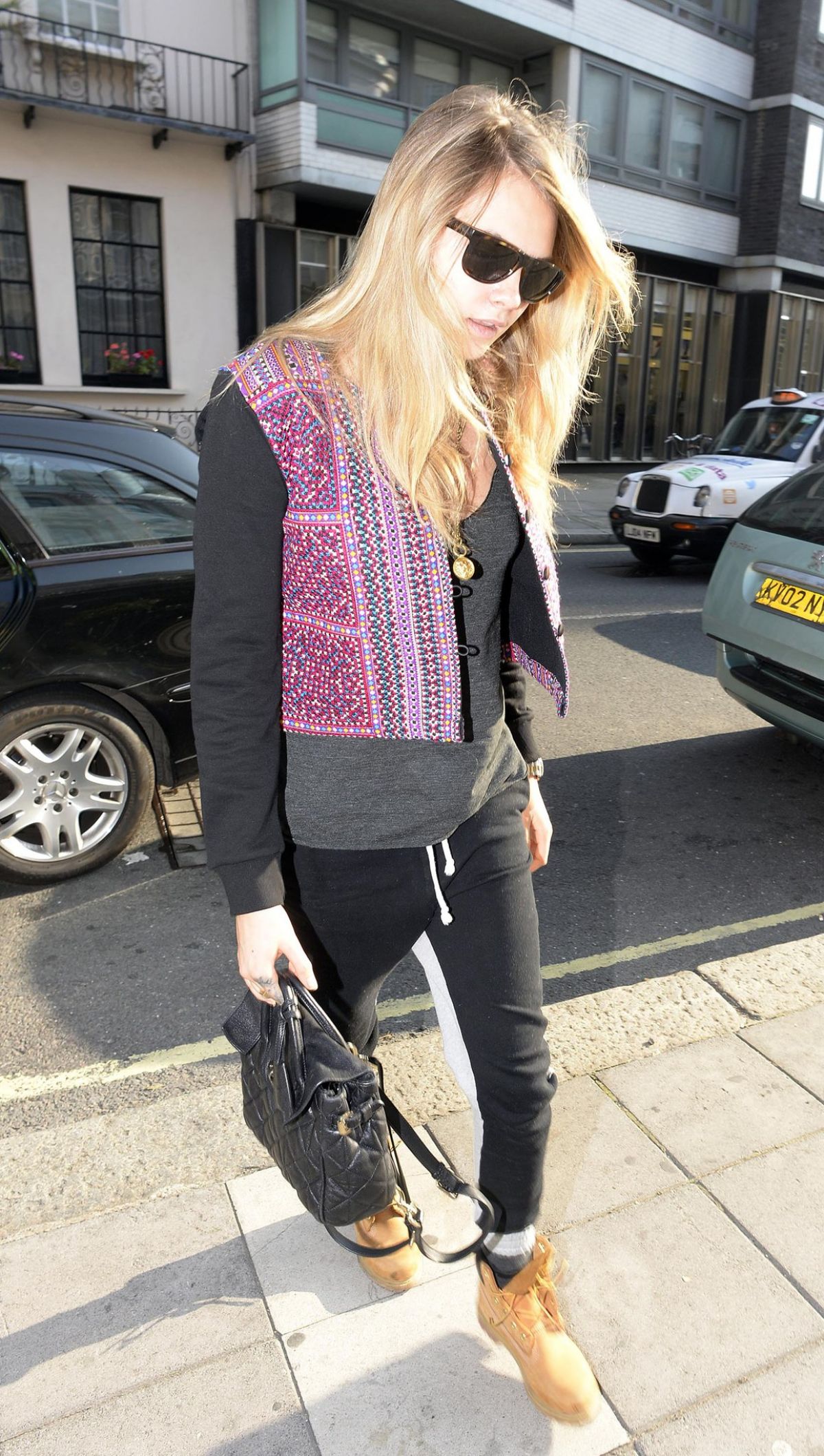 CARA DELEVINGNE Out for a Walk in London – HawtCelebs
