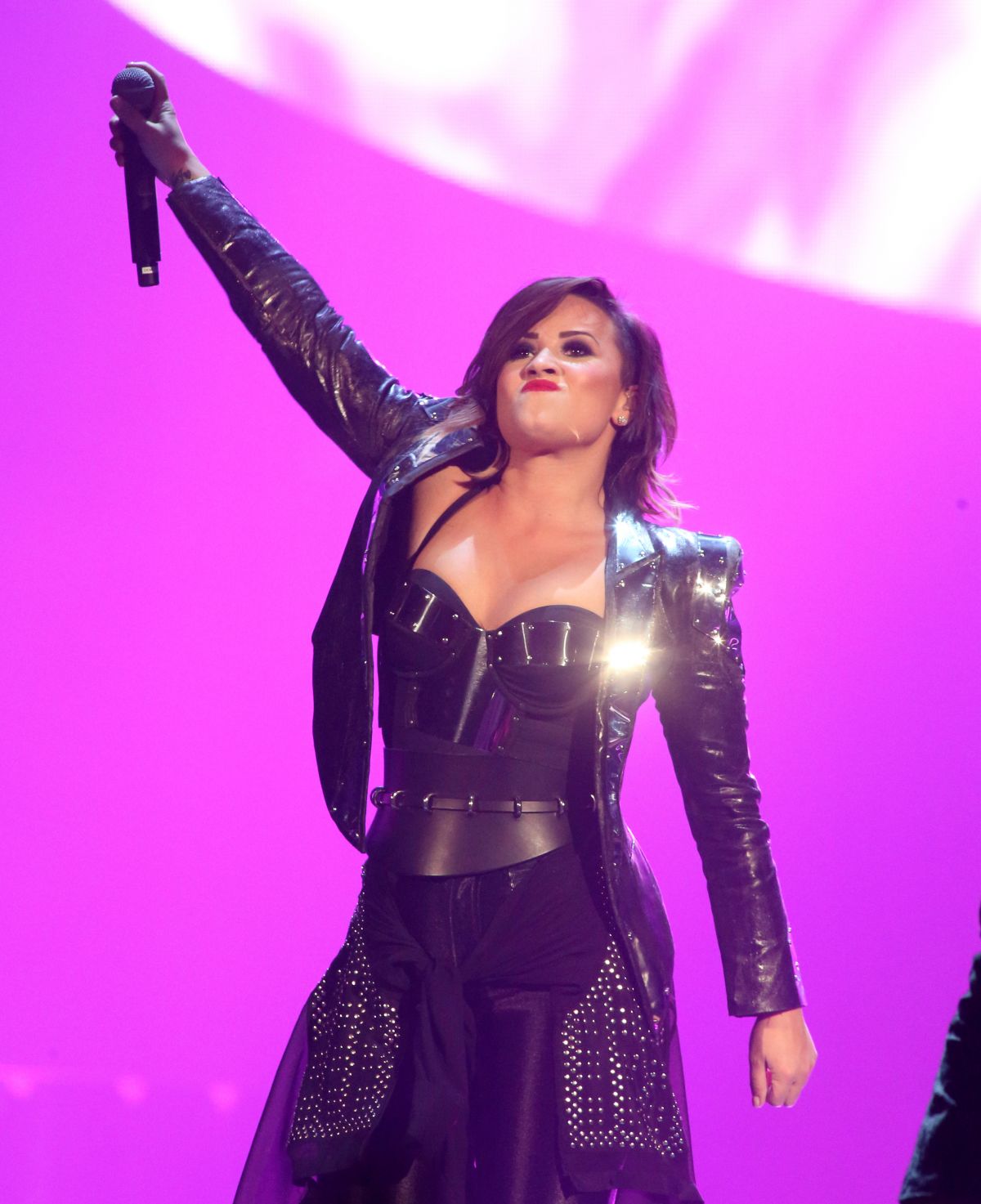 DEMI LOVATO performs at a Concert in Baltimore HawtCelebs