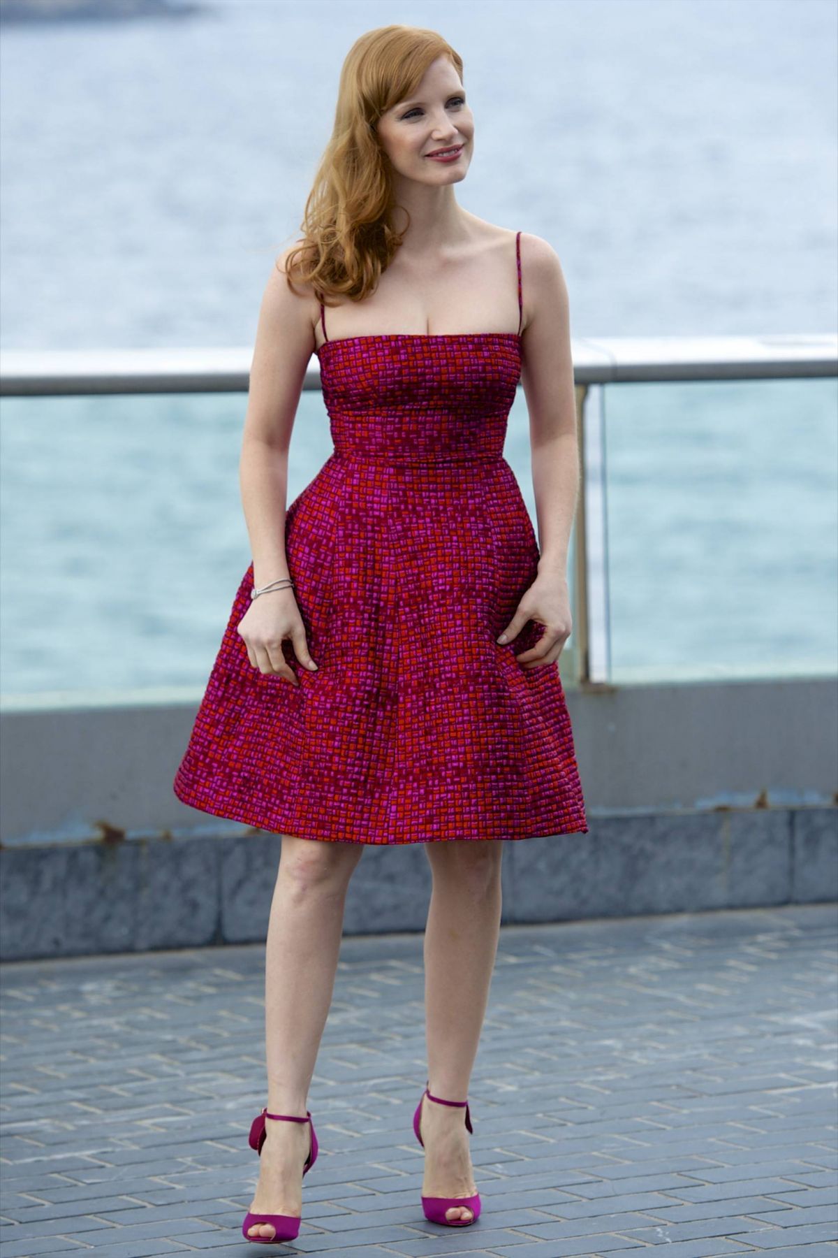 Jessica Chastain At Disappearance Of Eleanor Rigby Photocall In San Sebastian Hawtcelebs