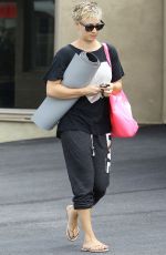 KALEY CUOCO Heading to Yoga Class in Studio City
