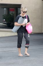 KALEY CUOCO Heading to Yoga Class in Studio City