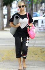 KALEY CUOCO Heading to Yoga Class in Studio City