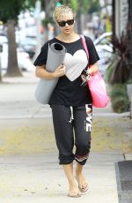 KALEY CUOCO Heading to Yoga Class in Studio City