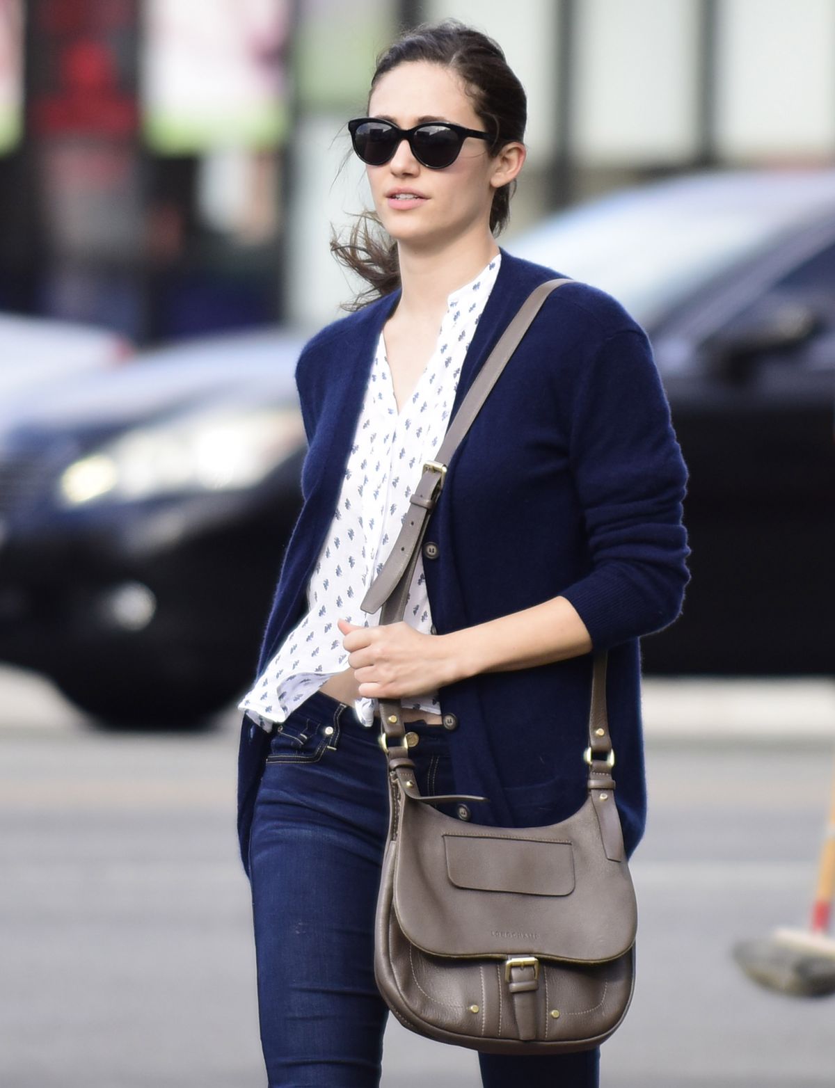 EMMY ROSSUM out and About in Los Angeles – HawtCelebs