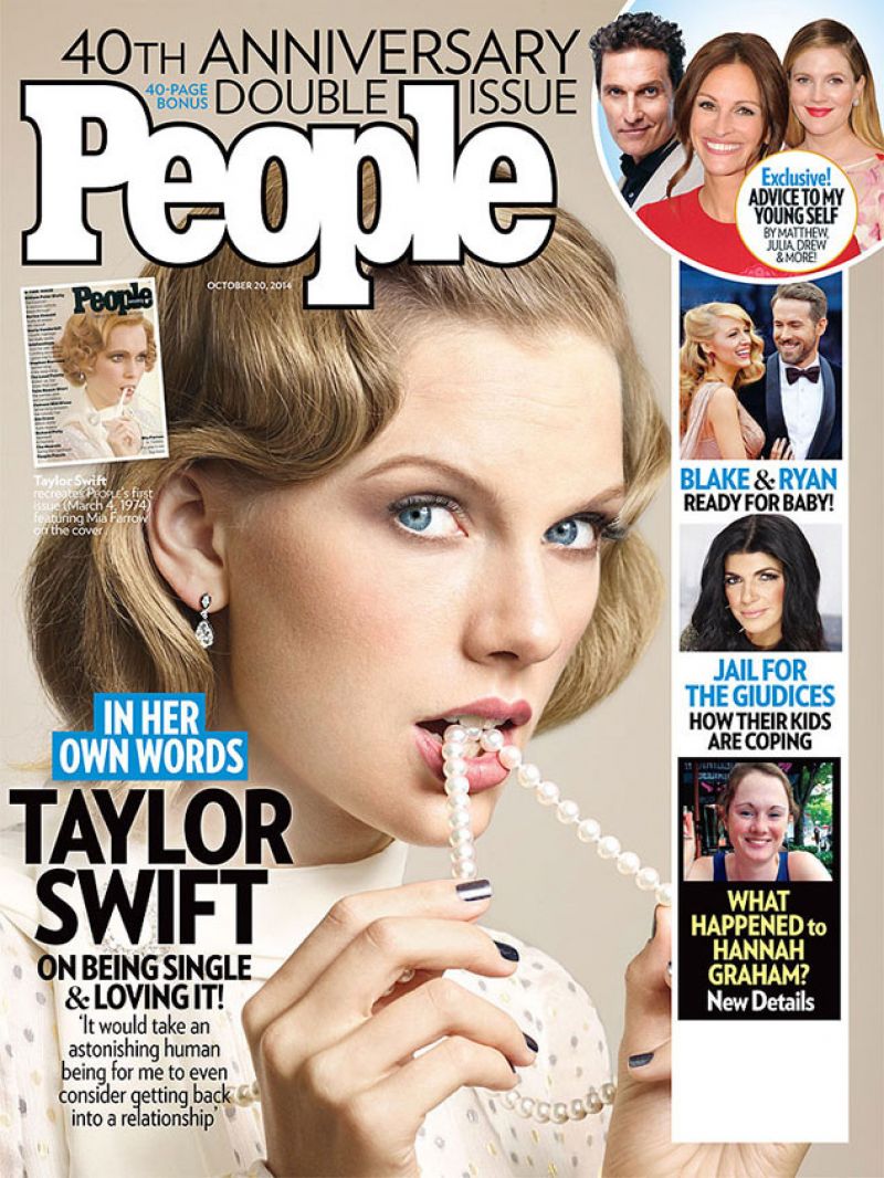 TAYLOR SWIFT People Magazine’s 40th Anniversary Issue HawtCelebs