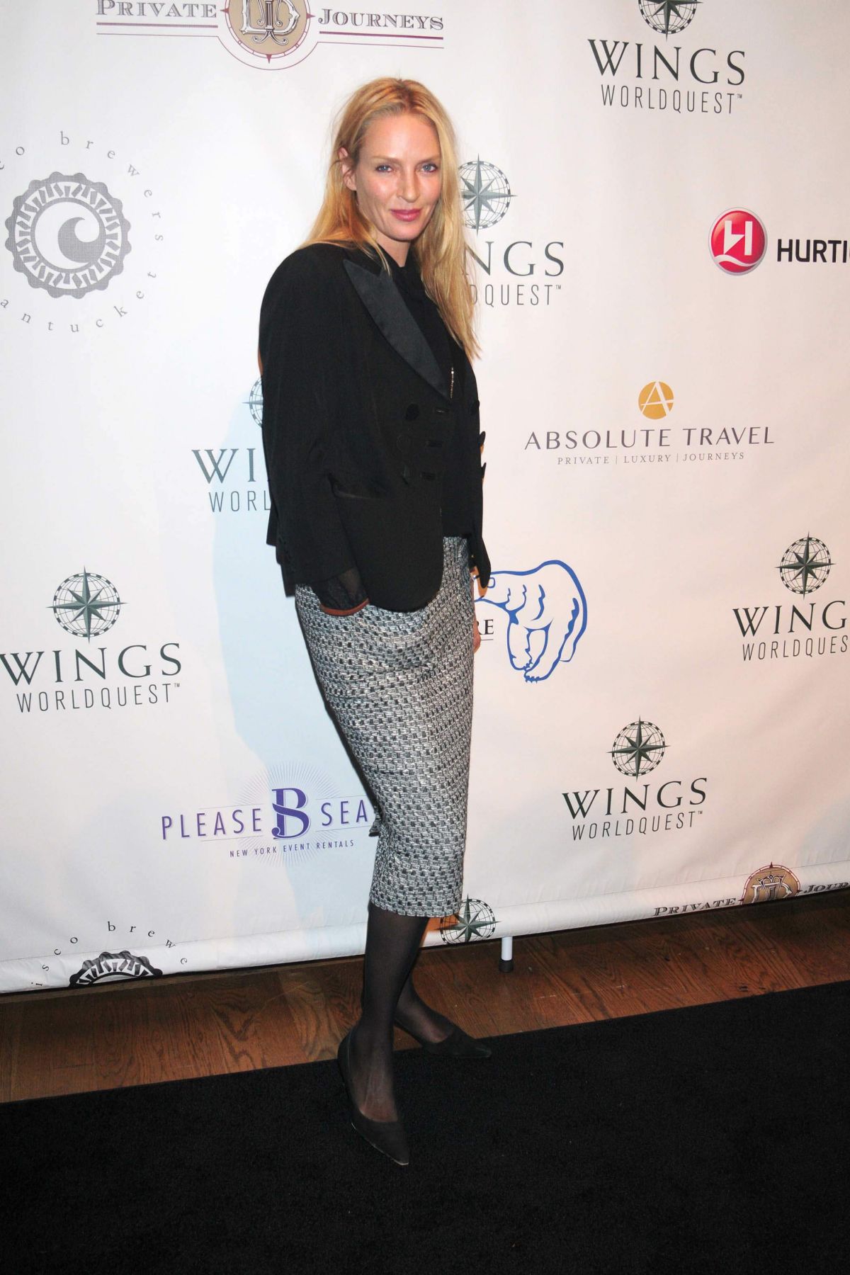 UMA THURMAN at 2014 Wings Worldquest Women of Discovery Awards – HawtCelebs