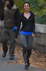 Victoria Justice in Leggings on the set for 'Eye Candy' in Brooklyn –  GotCeleb