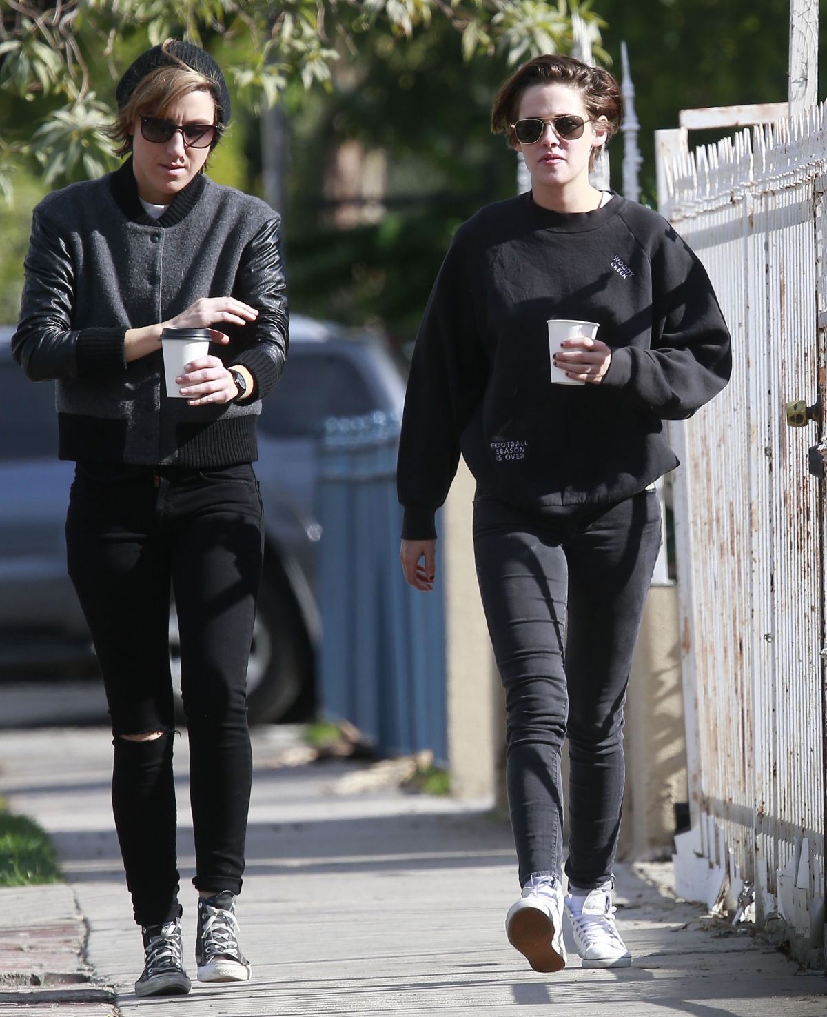 KRISTEN STEWART and Her Former Assistant Out and About in Los Angeles ...