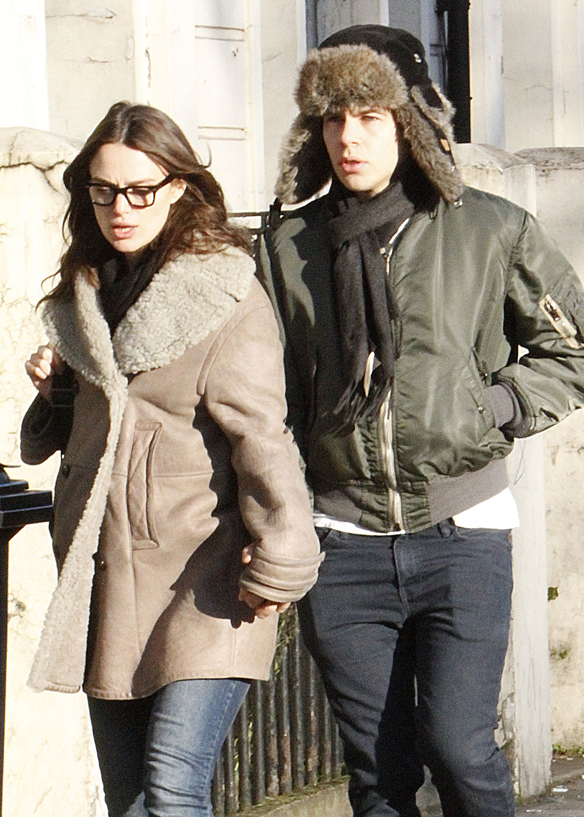 KEIRA KNIGHTLEY and James Righton Out for Lunch in North London ...