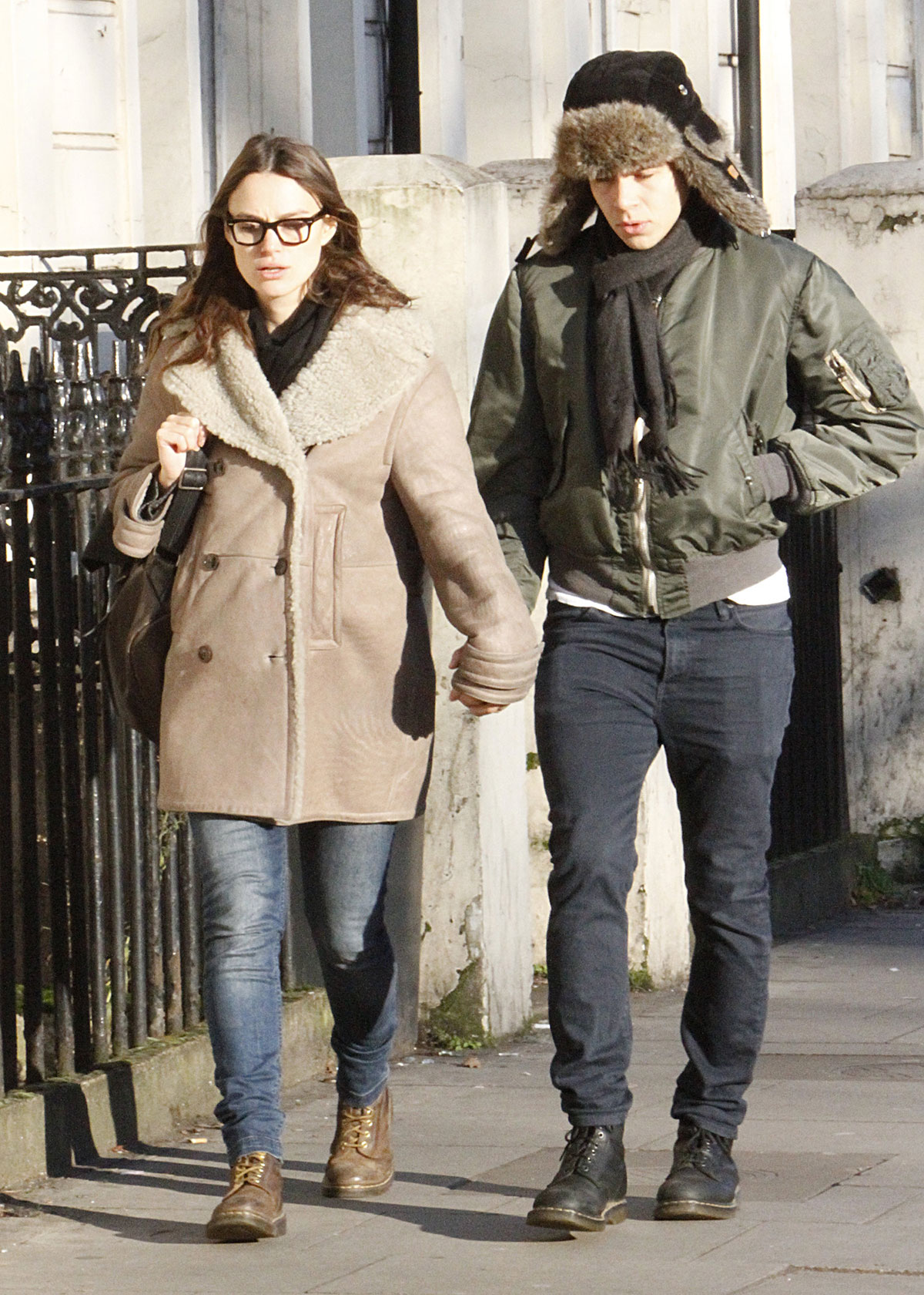 KEIRA KNIGHTLEY and James Righton Out for Lunch in North London ...