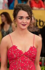MAISIE WILLIAMS at 2015 Screen Actor Guild Awards in Los Angeles