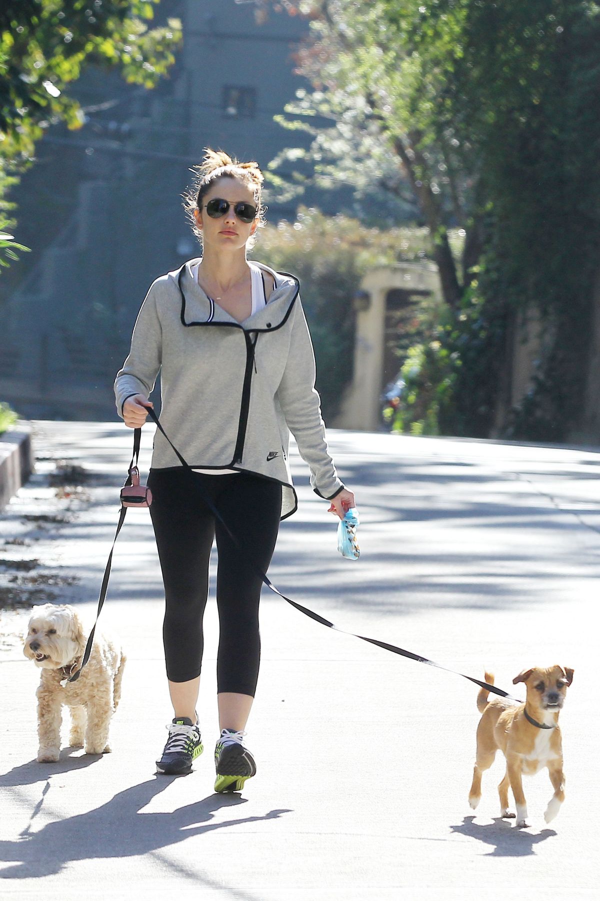 MINKA KELLY in Leggings Walks Her Dogs Out in Hollywood – HawtCelebs