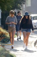 TAYLOR SWIFT and LORDE in Shorts Out Hiking in Los Angeles