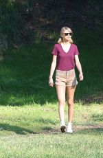 TAYLOR SWIFT and LORDE in Shorts Out Hiking in Los Angeles